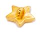 Mobile Preview: Kids button as a star made of plastic in gold 15 mm 0,59 inch